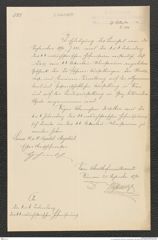 k.k. naturhistorisches Hofmuseum, Intendanzakten 1885-1896 (Hauer), Aktenzahl Z.544/1890, Seite 1
